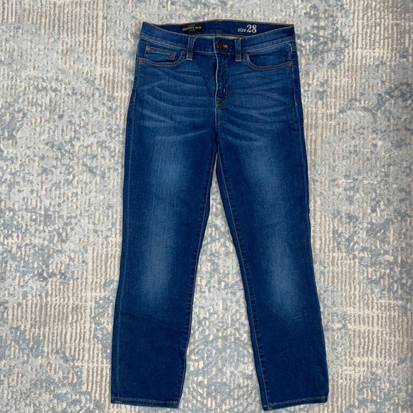 🌿 J. Crew Blue Cropped Reid Jeans 🌿 - Picture 3 of 11